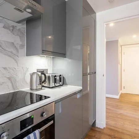 Stunning 1 Bed Merchant City Apartment With Parking Glasgow Exterior photo